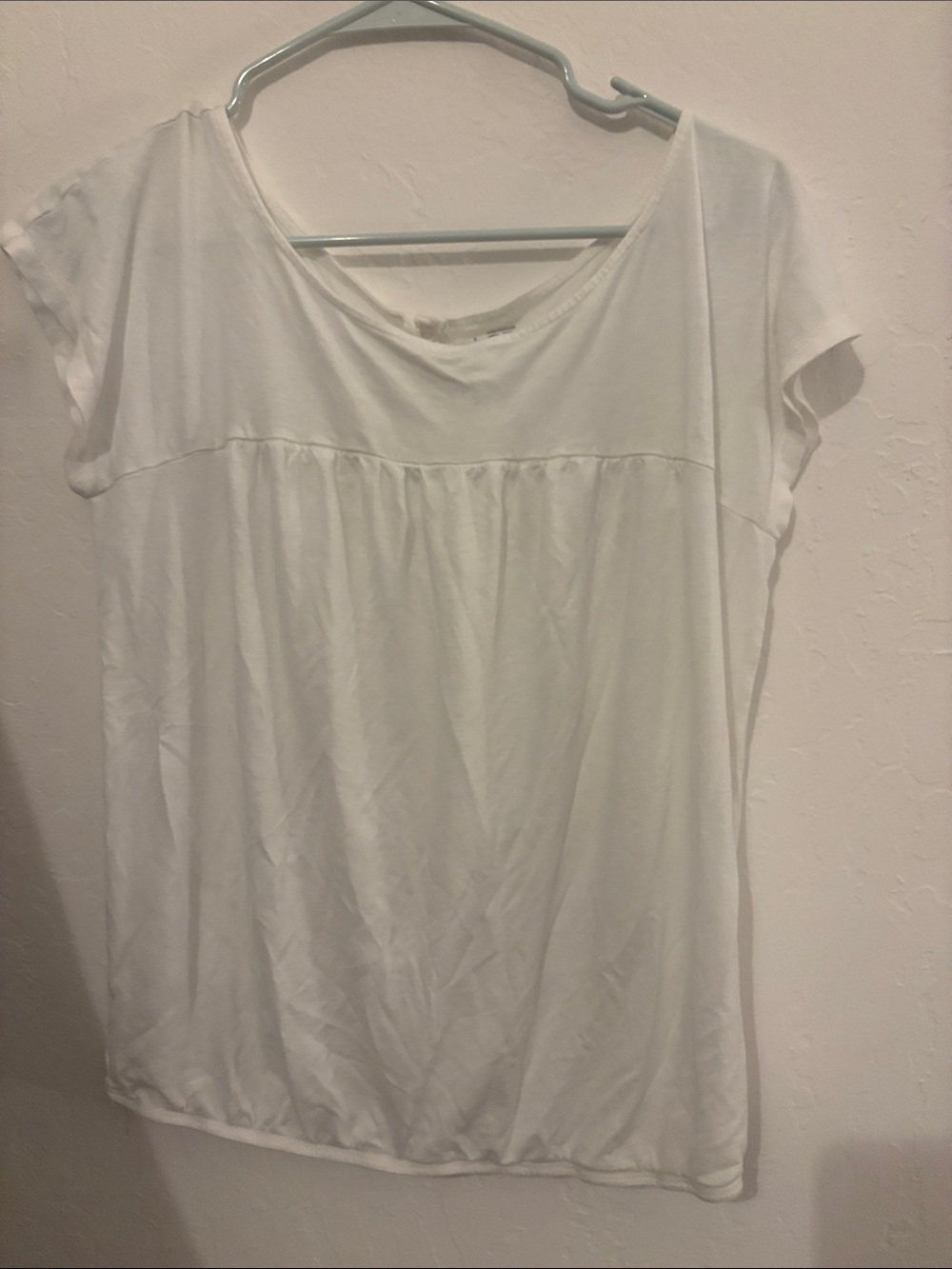 LOFT White Short Sleeve Top